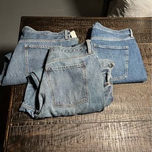 NWT bundle of 3 pairs of high rise Old Navy jeans. Plus size 18